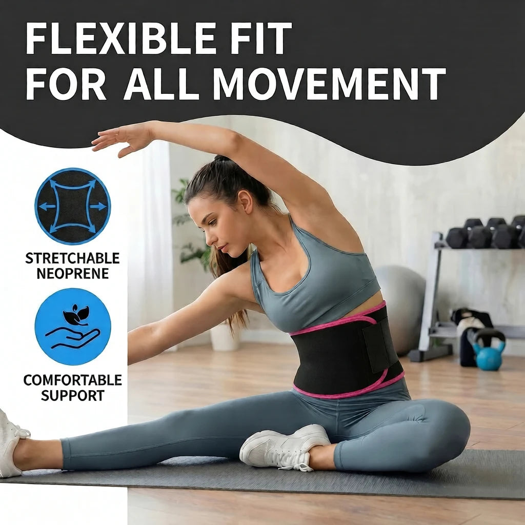 Waist Trimmer Sweat Belt For Men & Women