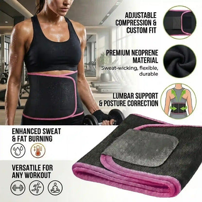 Waist Trimmer Sweat Belt For Men & Women