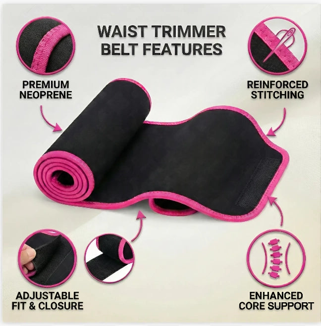 Waist Trimmer Sweat Belt For Men & Women